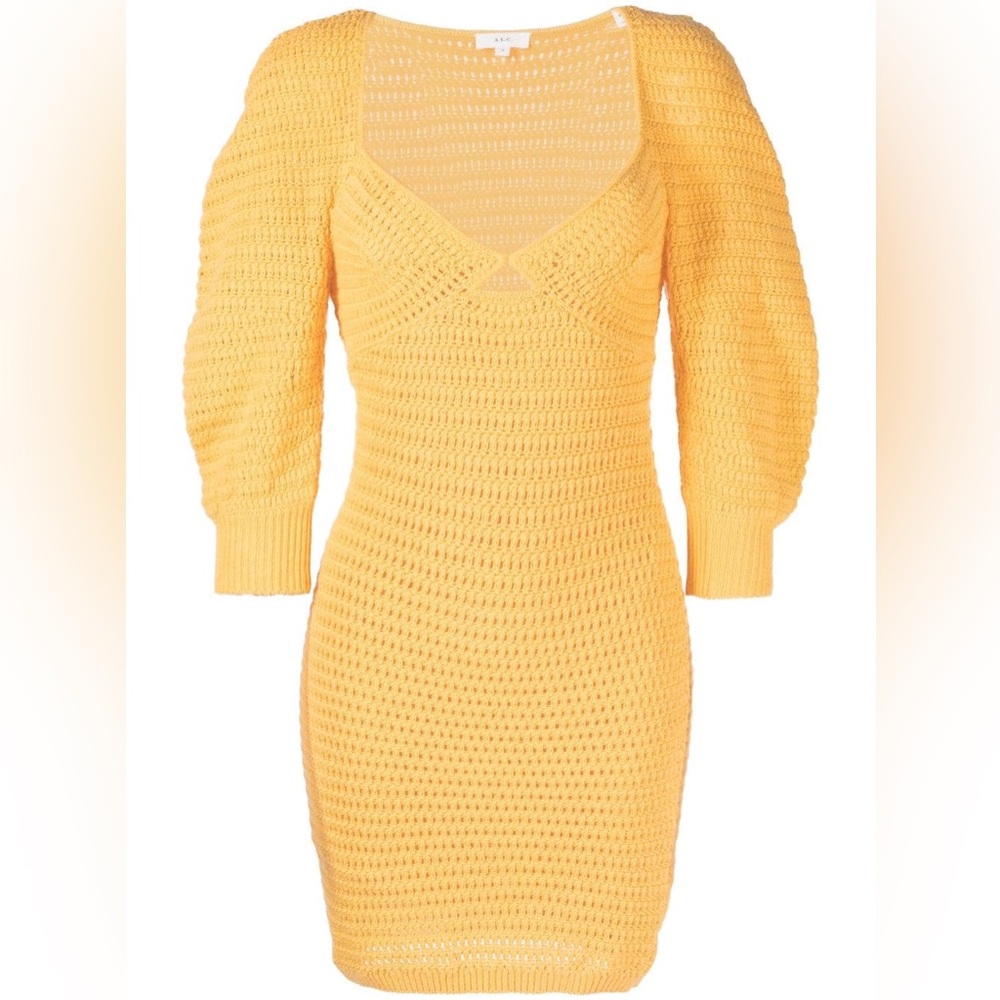 NWT A.L.C. Gigi crocheted dress in apricot blossom